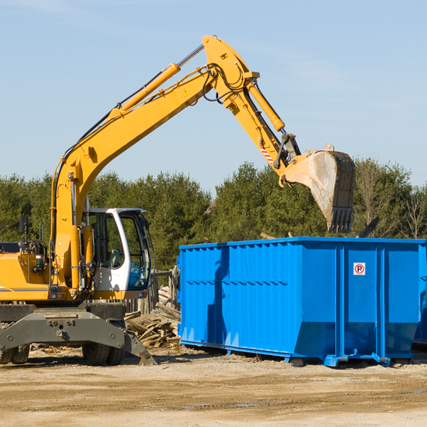 can i choose the location where the residential dumpster will be placed in Niota